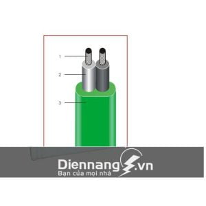 Dây dẹt bọc pvc (lioa)