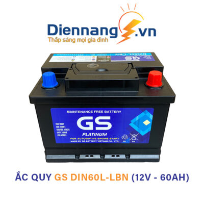 ac quy gs mf din 60l lbn 12v 60ah 6.1 1