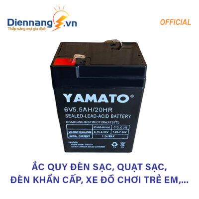 Ắc Quy Yamato 6V 5.5Ah 20hr