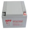ac quy npp 12v 26ah np26 12 hinh 1