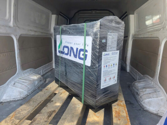 binh ac quy xe nang long 24v 4DB280 xe dung lai 1